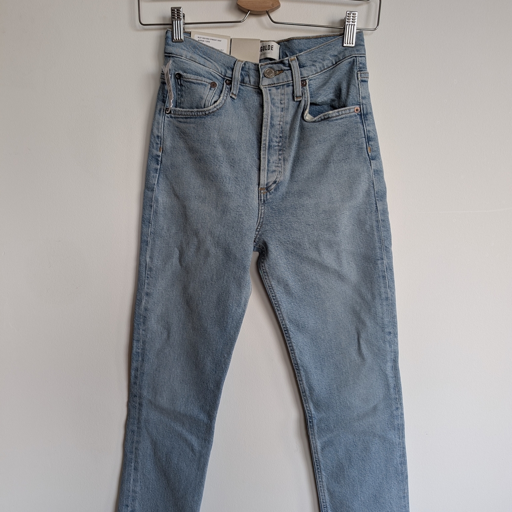 Agolde Light Blue High Rise Jeans